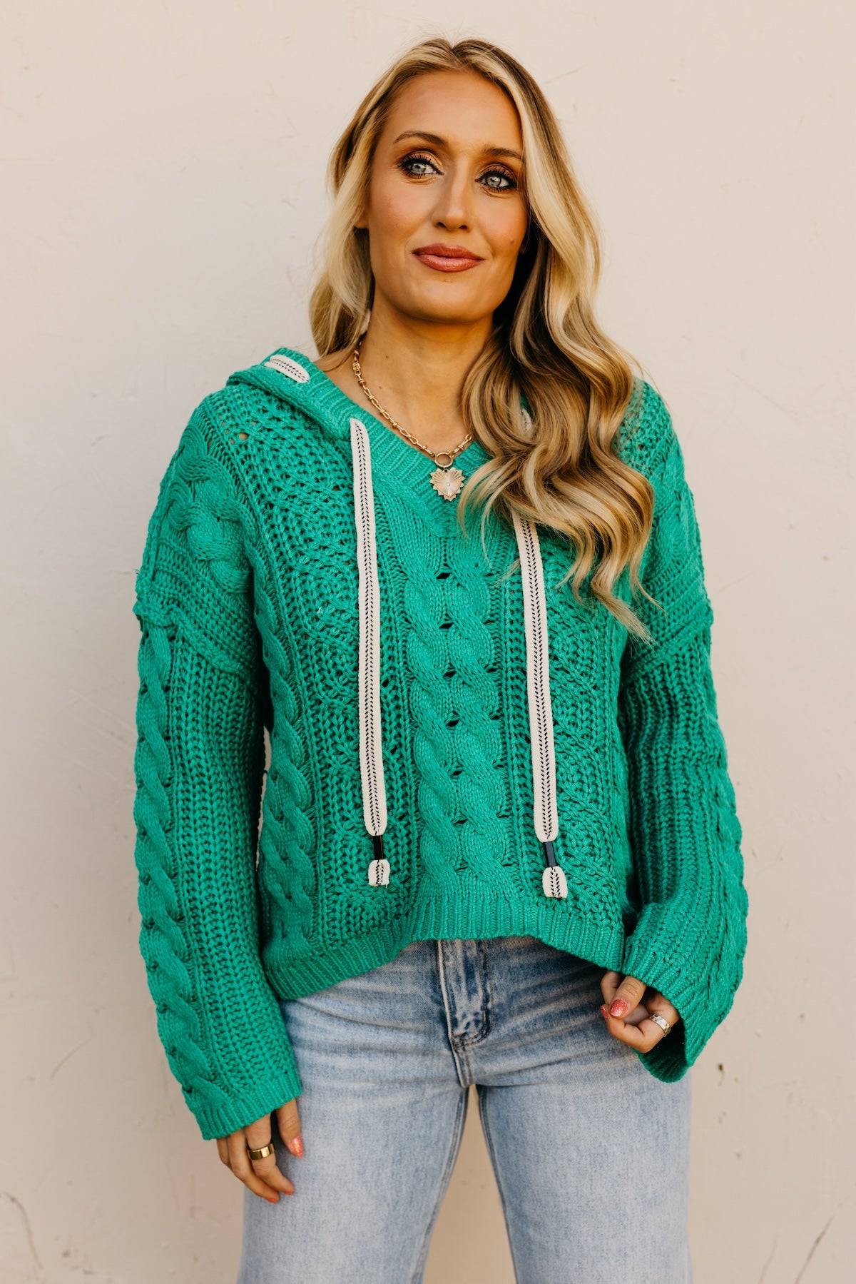 The Christian Chunky Knit Hooded Sweater