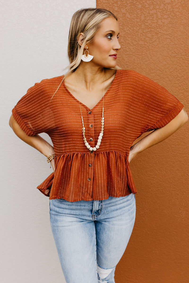 The Rihanna Button Down Top