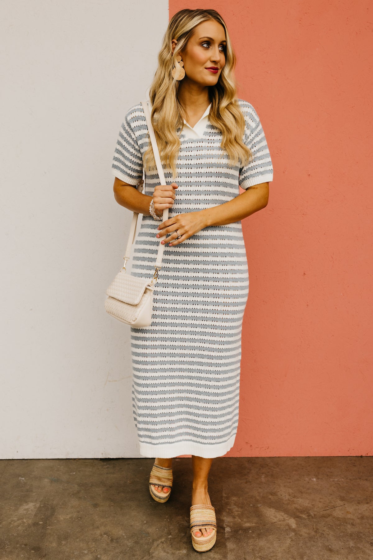 The Bodhi Open Knit Sweater Dress