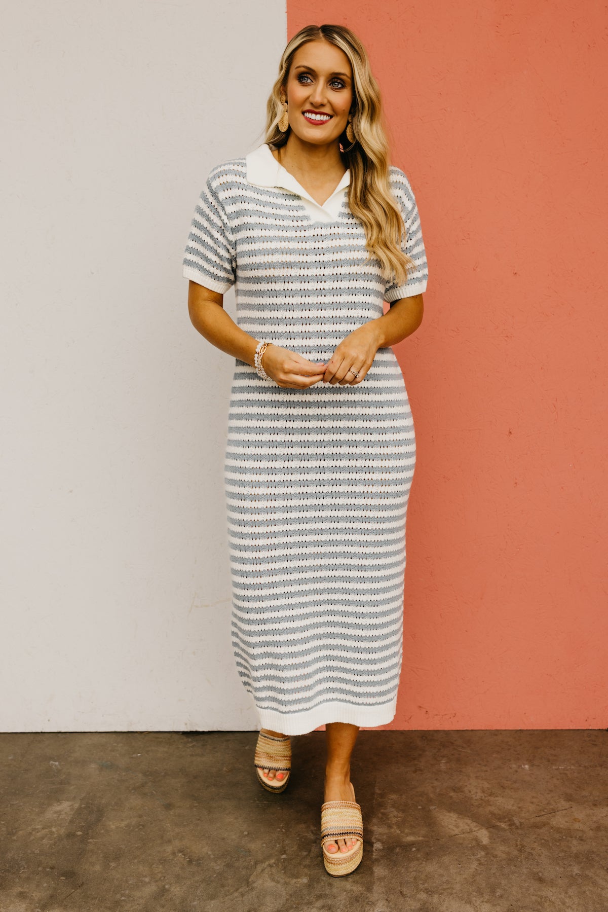 The Bodhi Open Knit Sweater Dress