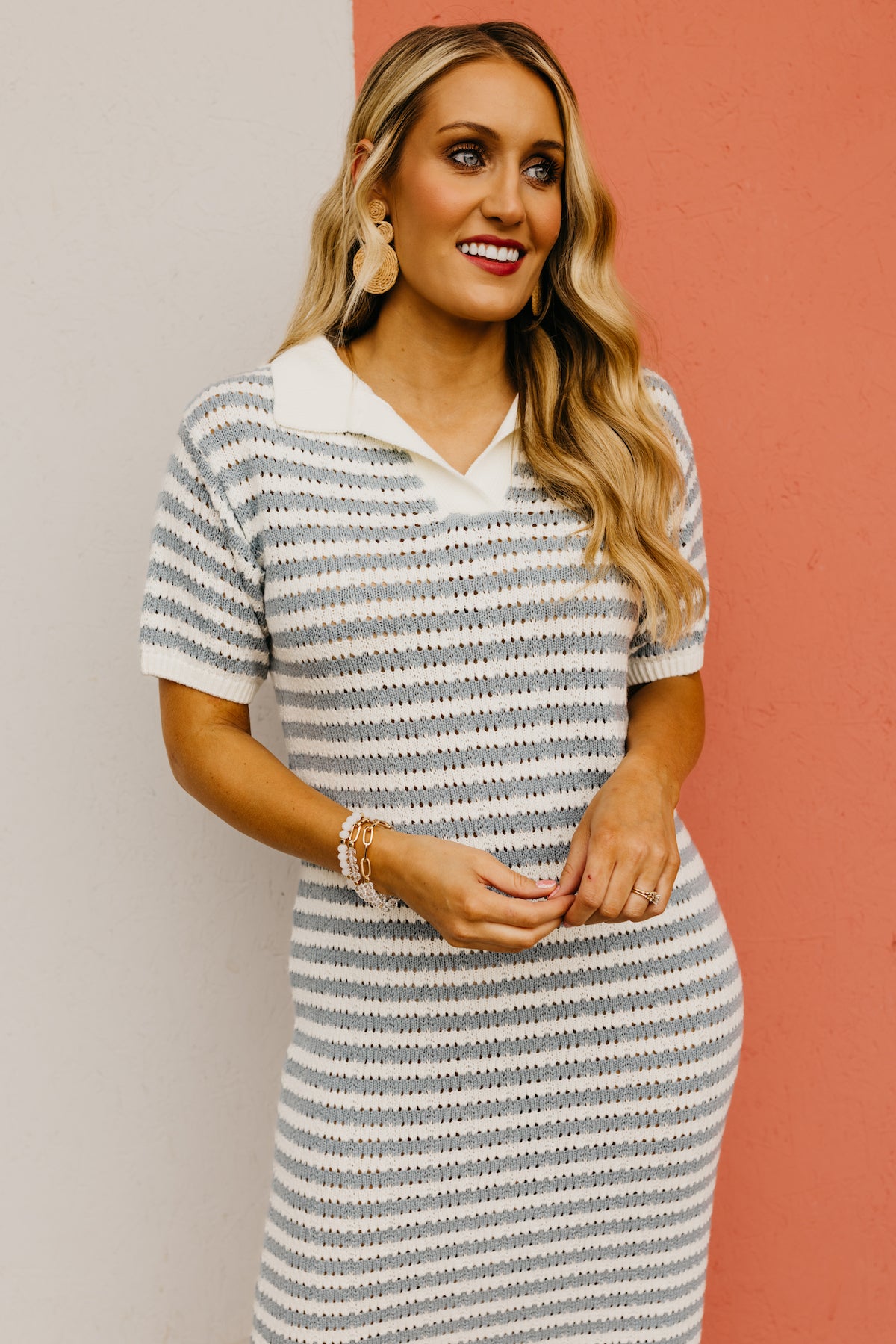 The Bodhi Open Knit Sweater Dress