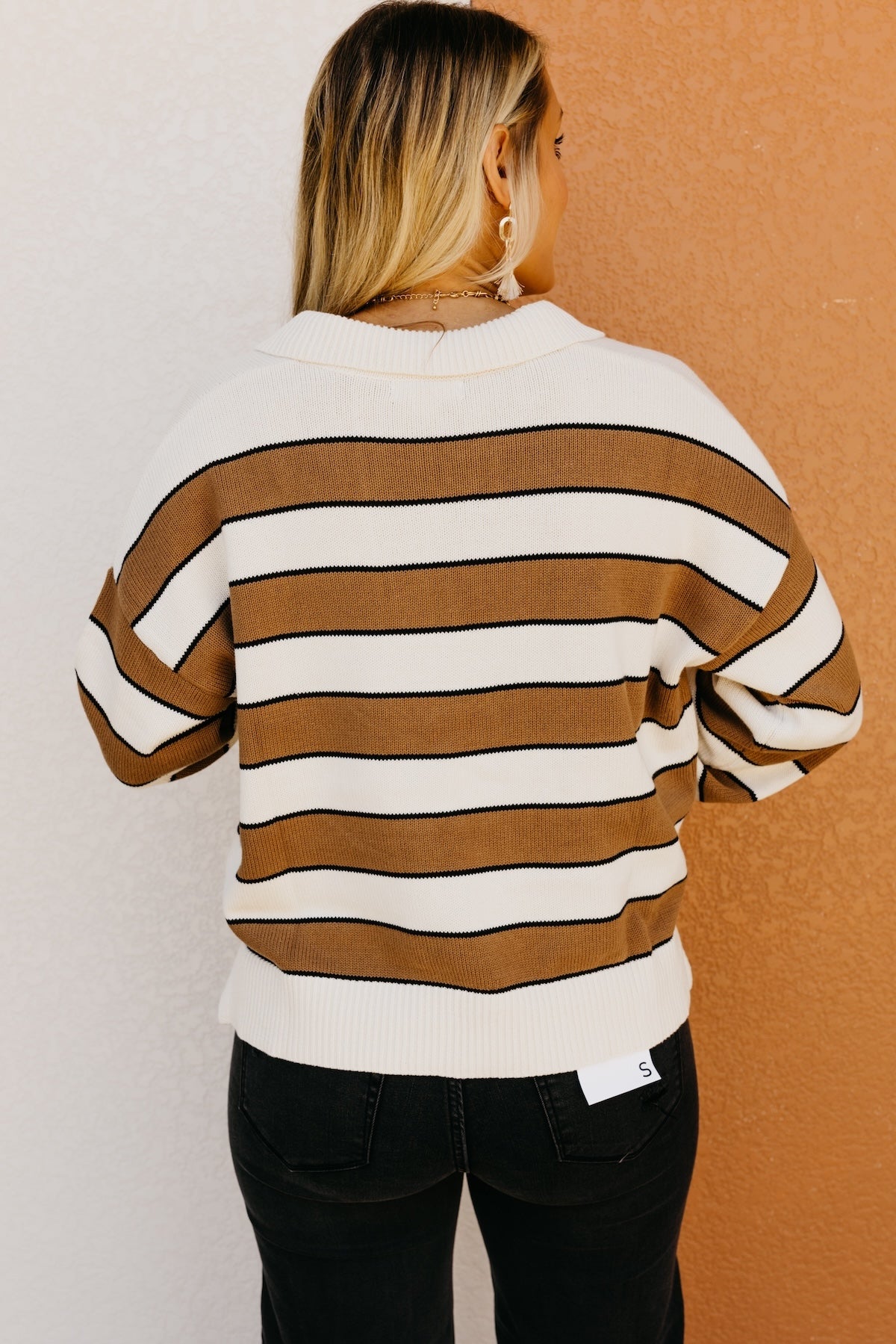 The Koa Striped Polo Sweater