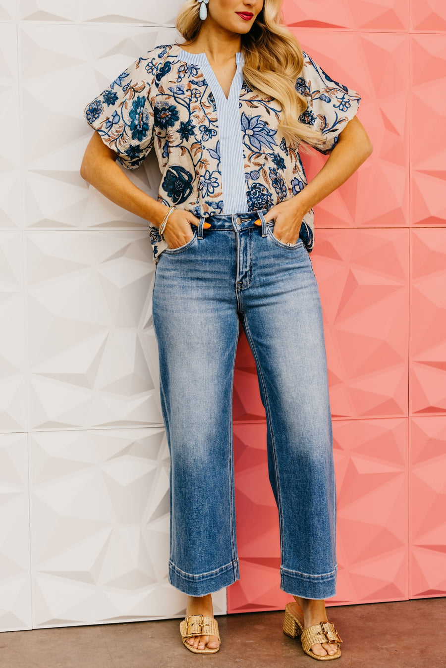Flying Monkey Denim | The Sayler Crop Wide Leg Denim