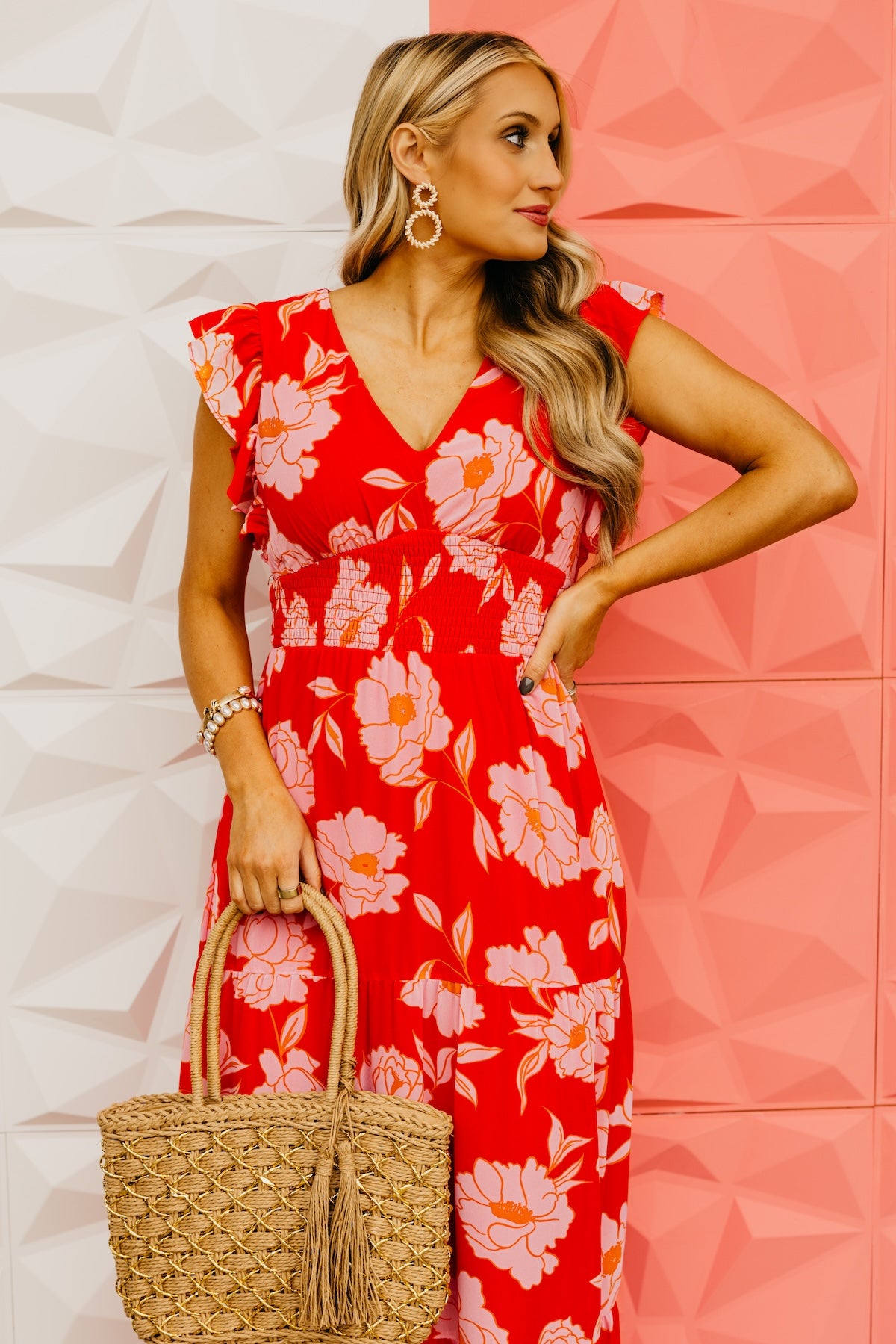 The Andre Floral Tiered Maxi Dress