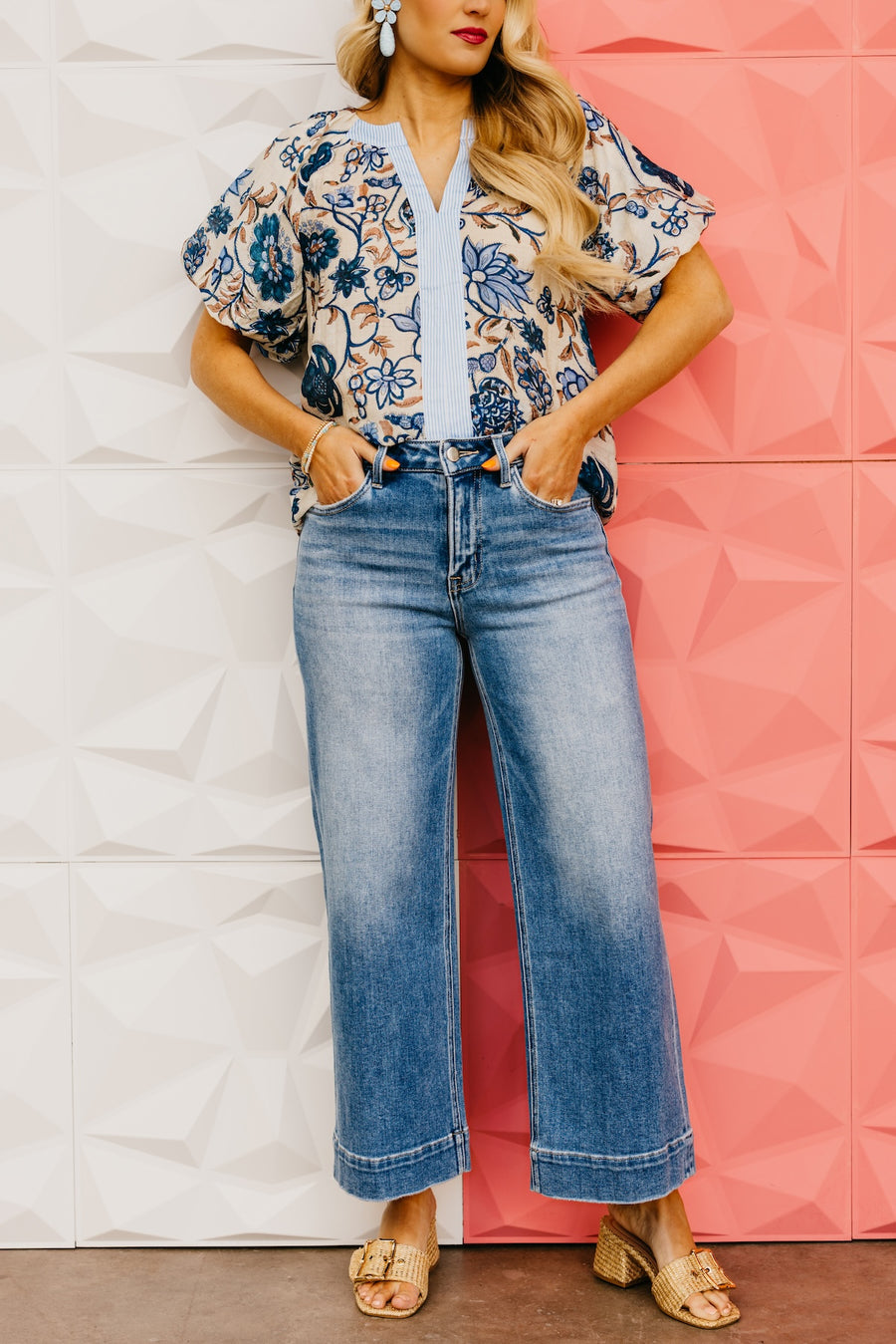 Flying Monkey Denim | The Sayler Crop Wide Leg Denim