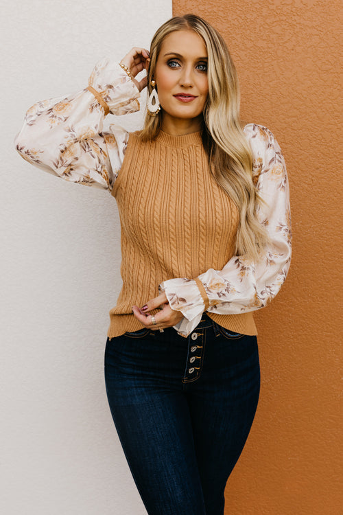 The Tinley Mixed Media Sweater