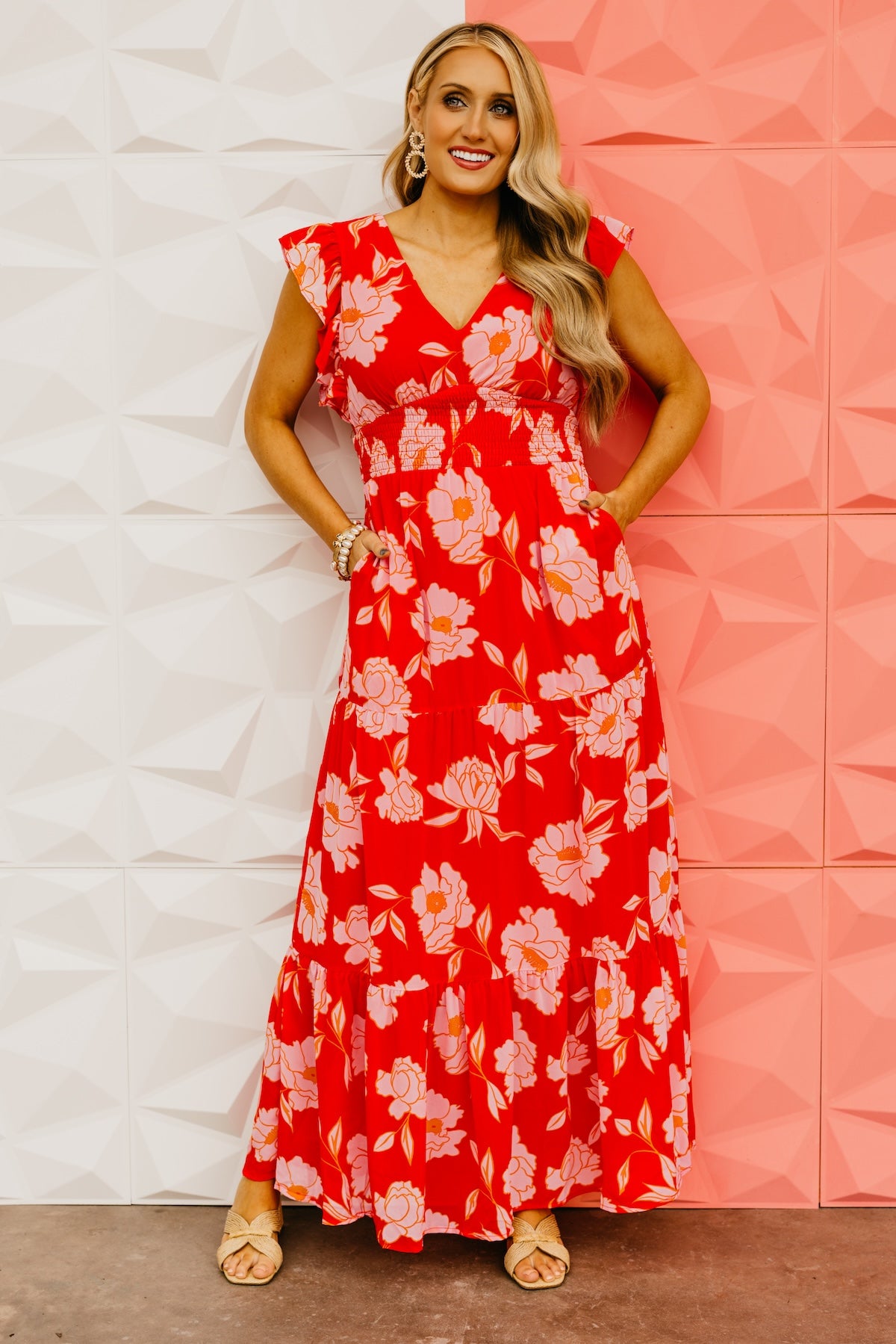 The Andre Floral Tiered Maxi Dress
