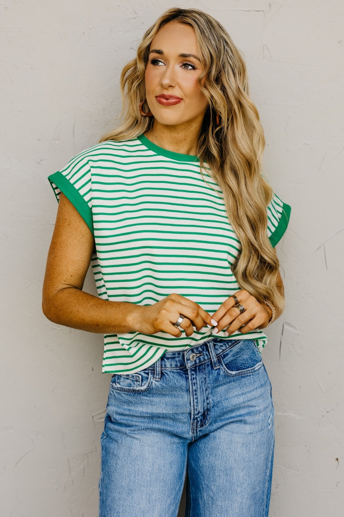 The Sydney Short Sleeve Stripe Top