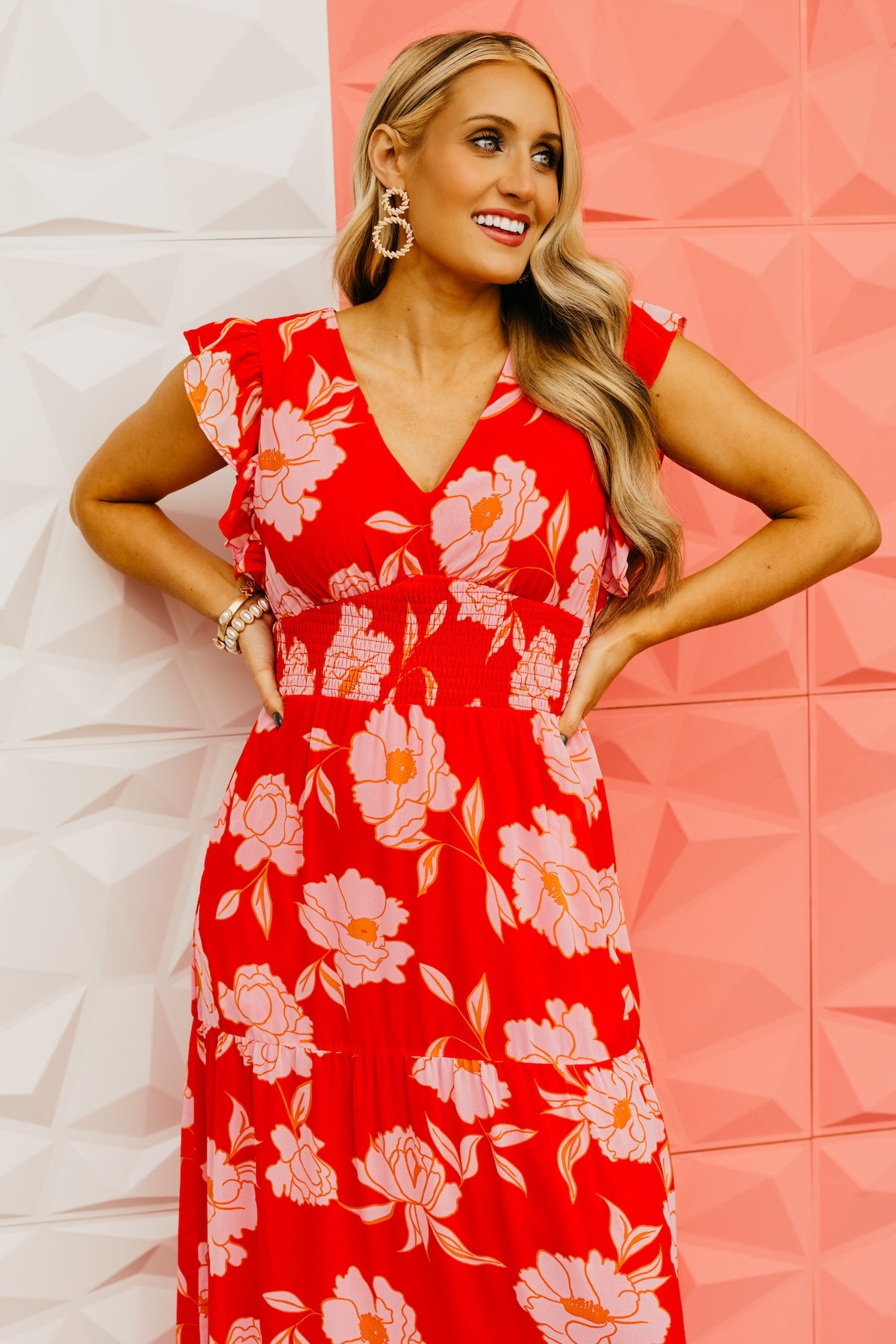 The Andre Floral Tiered Maxi Dress