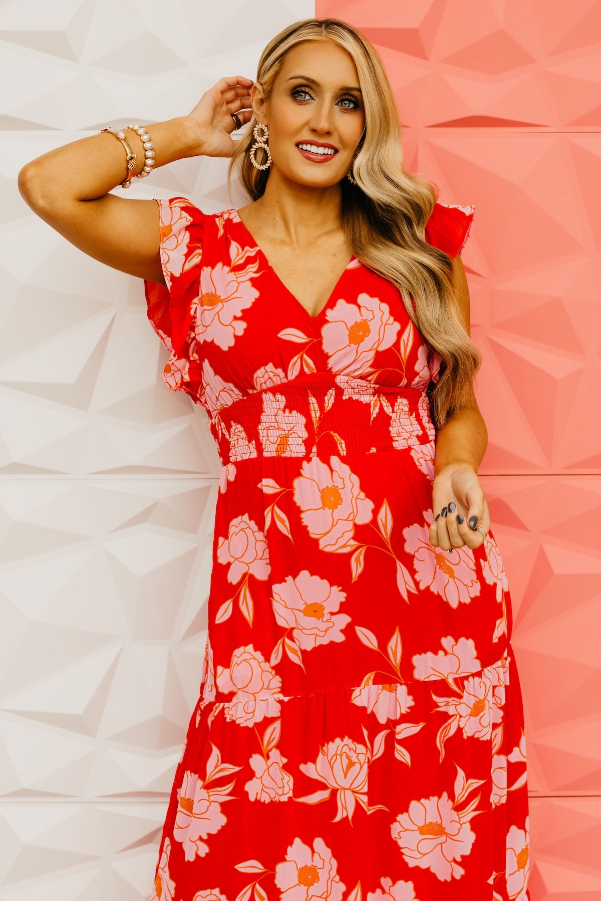 The Andre Floral Tiered Maxi Dress