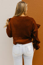The Catherine Ruffle Detail Sweater