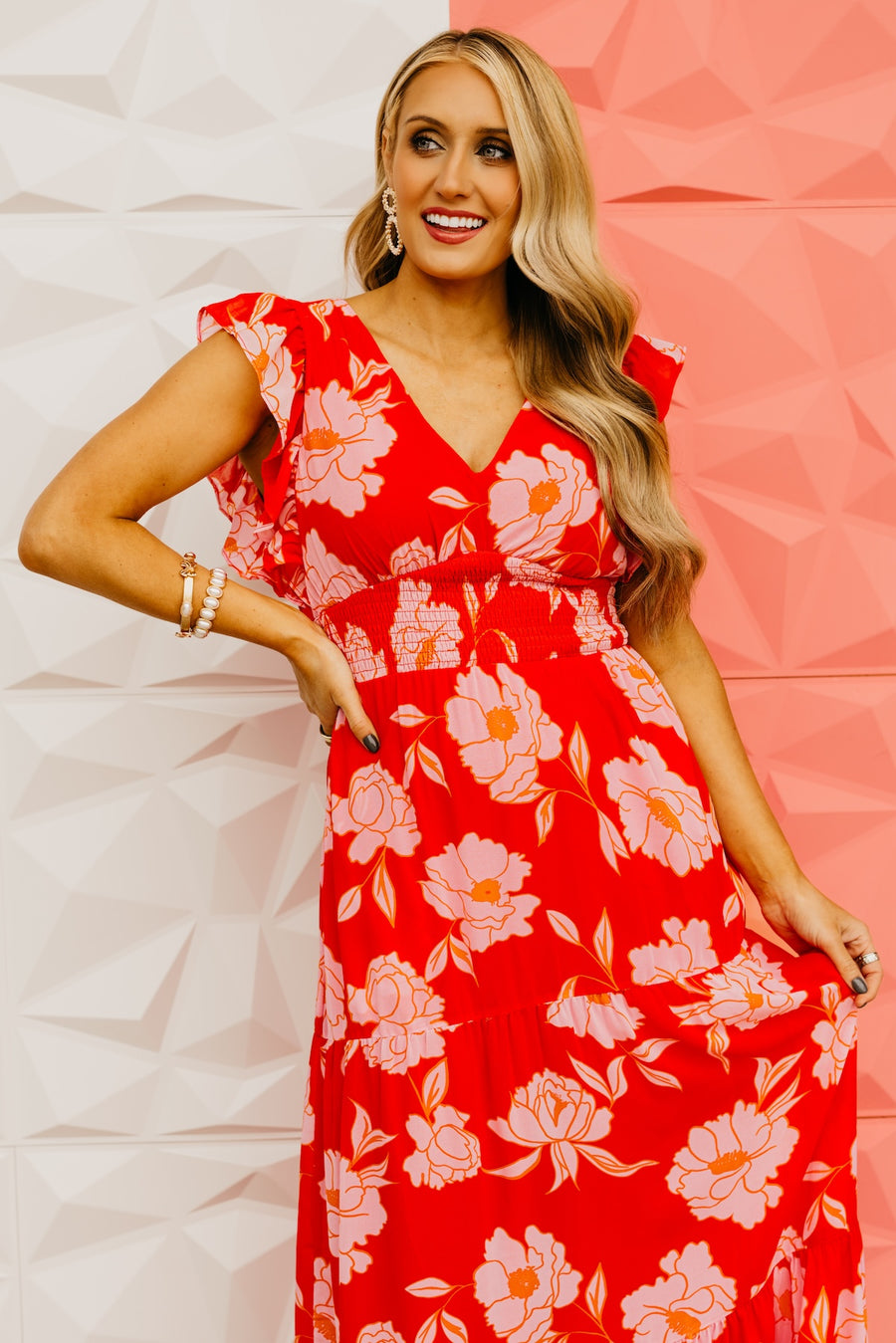 The Andre Floral Tiered Maxi Dress
