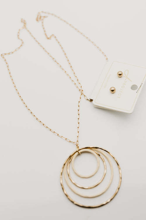 The Santana Hoop Necklace