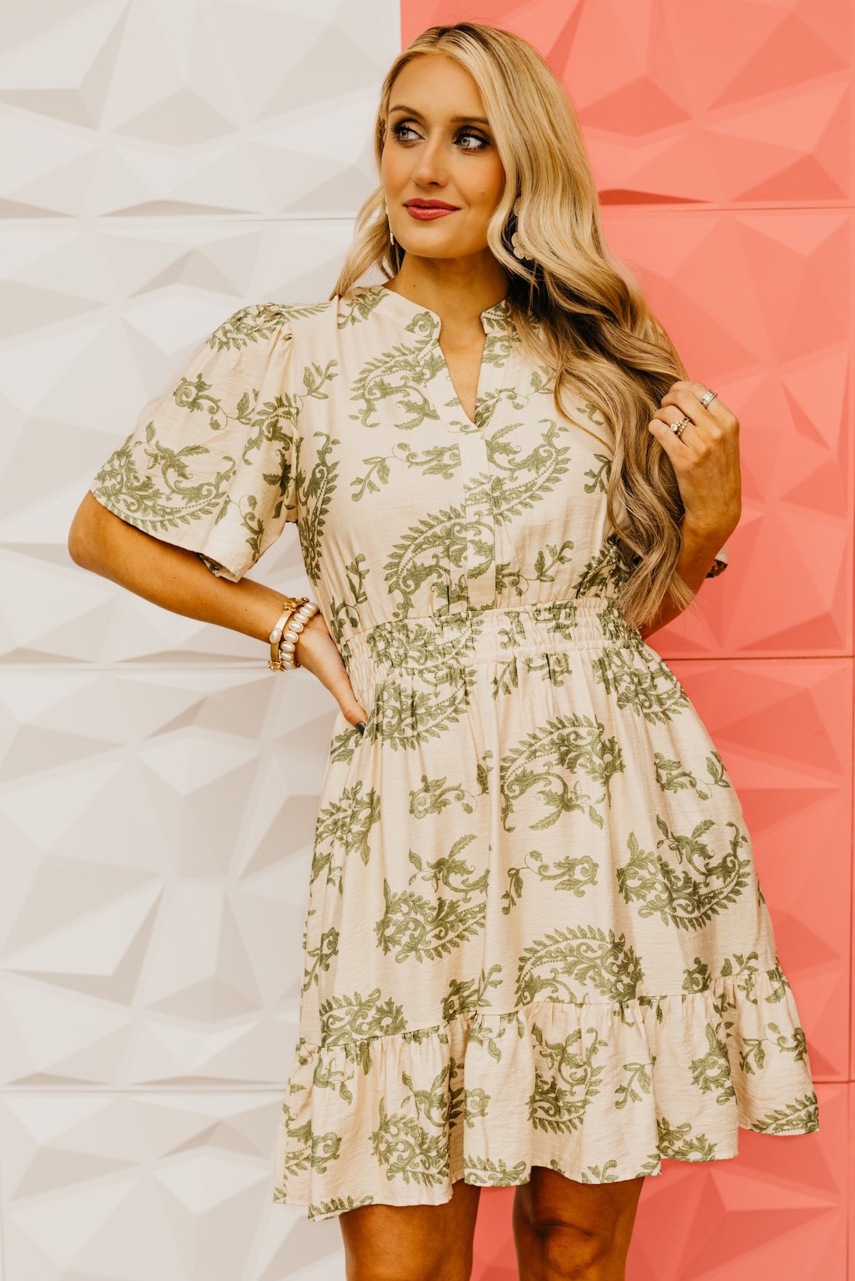 The Ember Bell Sleeve Mini Dress