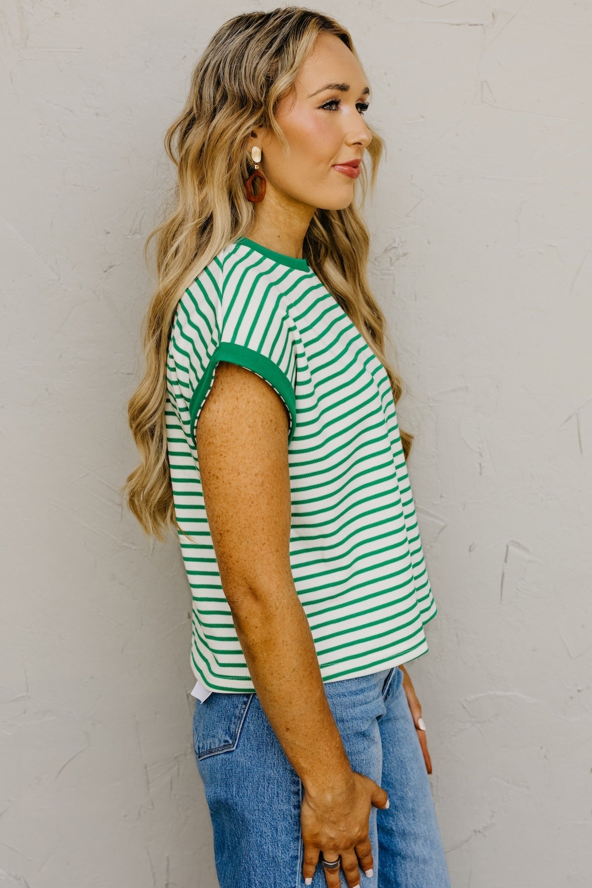 The Sydney Short Sleeve Stripe Top