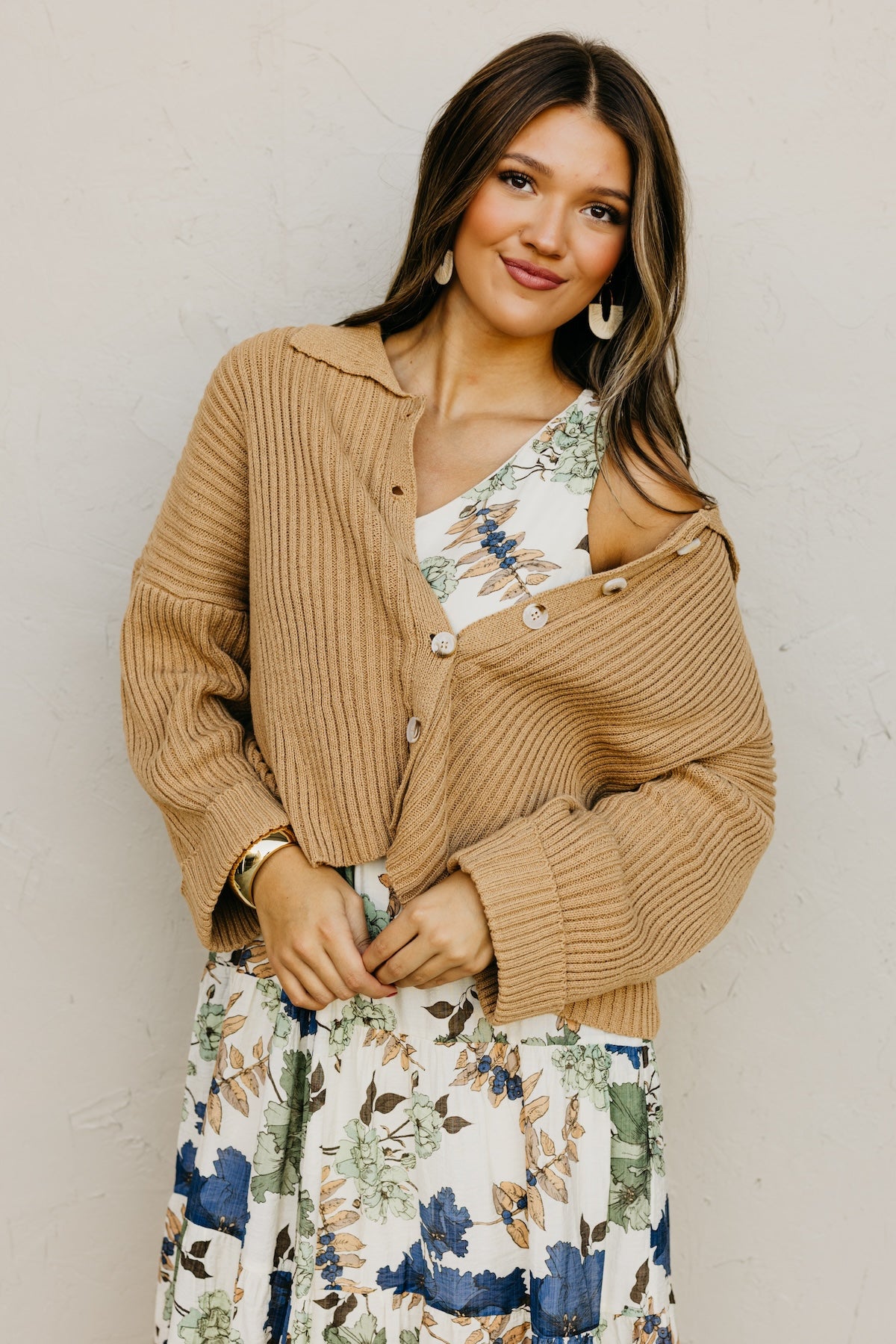 The Darcey Collared Button Down Sweater