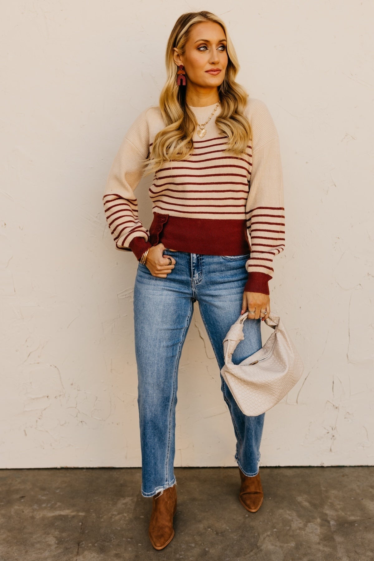 The Aaron Side Button Sweater