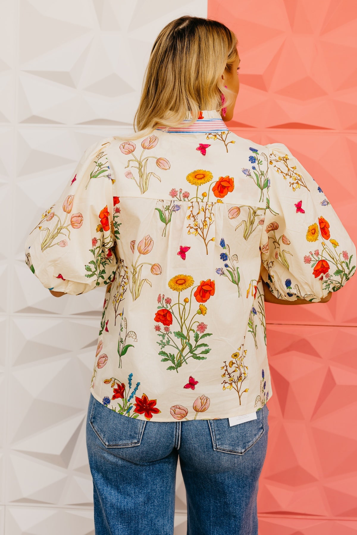 The Paige Floral Puff Sleeve Blouse