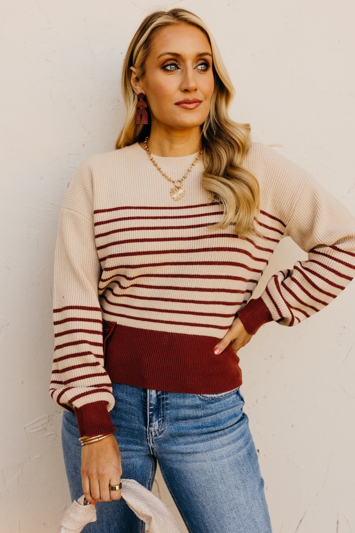 The Aaron Side Button Sweater