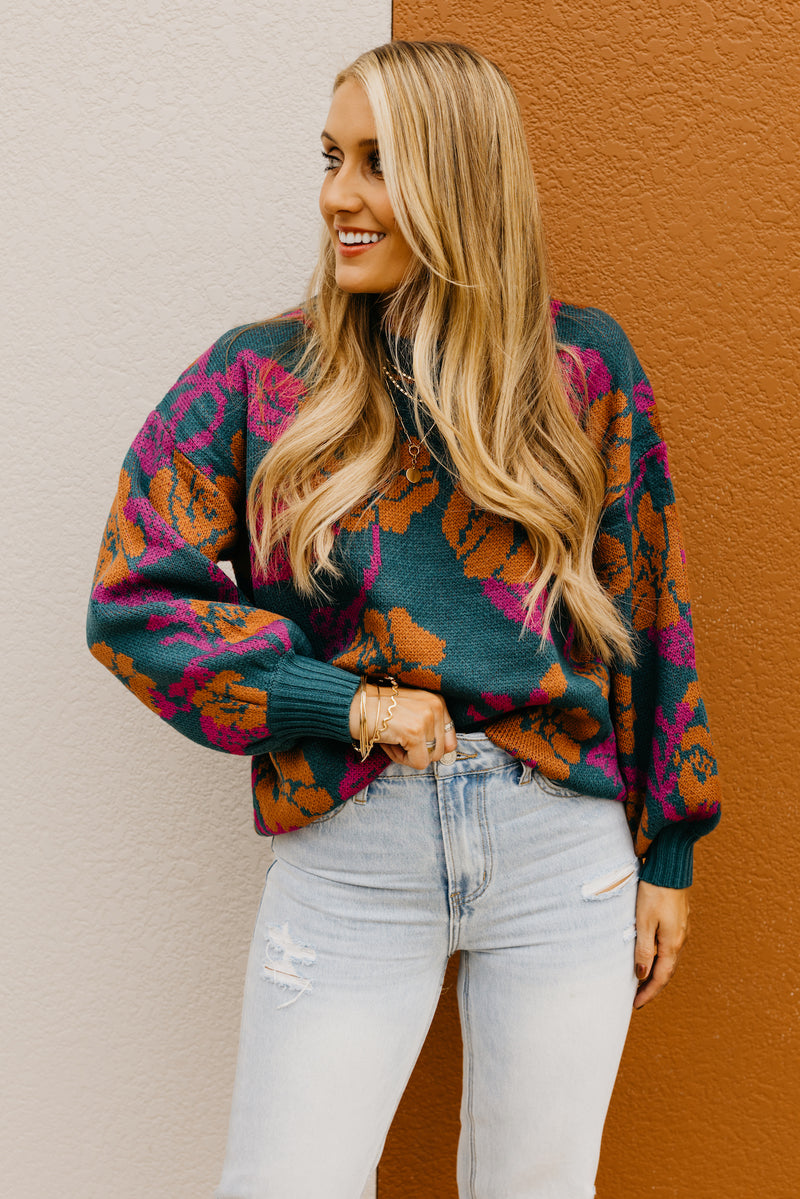 The Kelvin Floral Sweater
