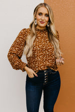 The Paityn Long Sleeve Ruffle Woven Top