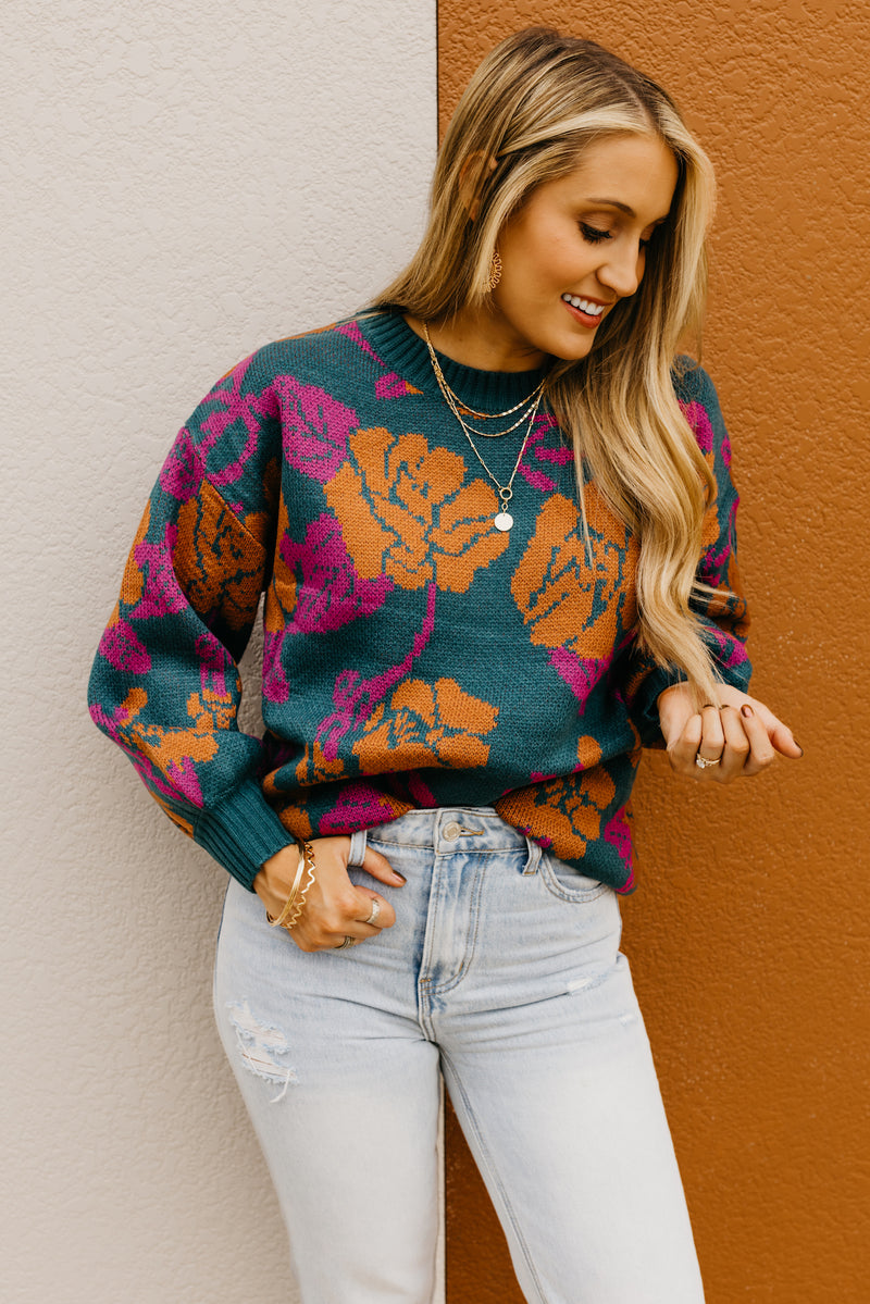 The Kelvin Floral Sweater