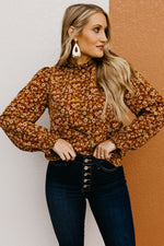 The Paityn Long Sleeve Ruffle Woven Top