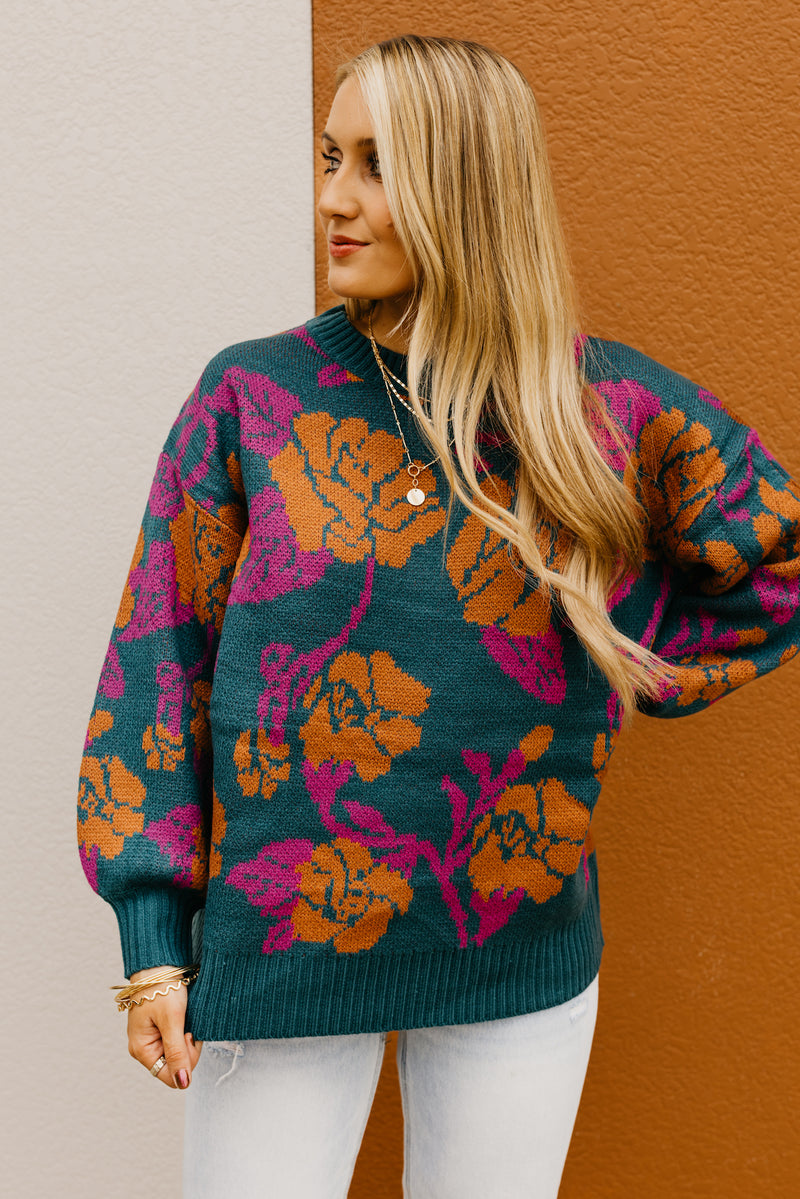The Kelvin Floral Sweater