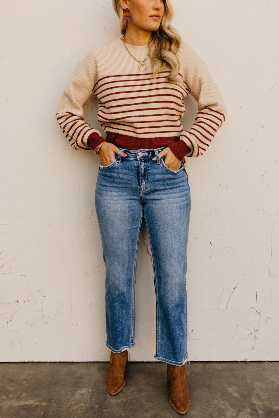 Lovervet by Vervet | The Suri High Rise Straight Denim