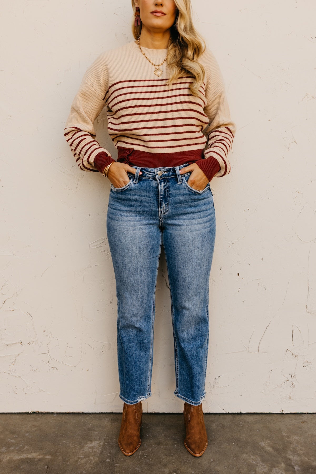 Lovervet by Vervet | The Suri High Rise Straight Denim