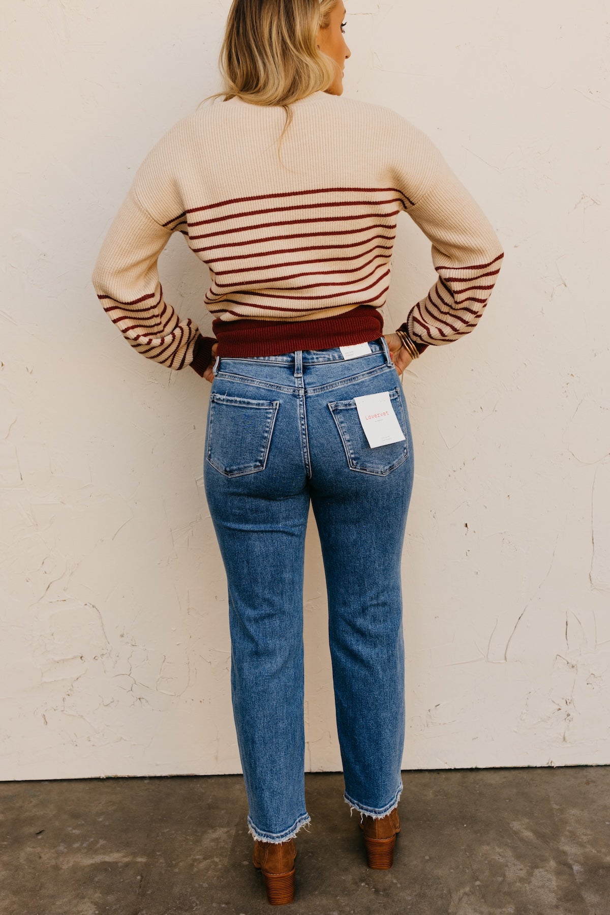 Lovervet by Vervet | The Suri High Rise Straight Denim
