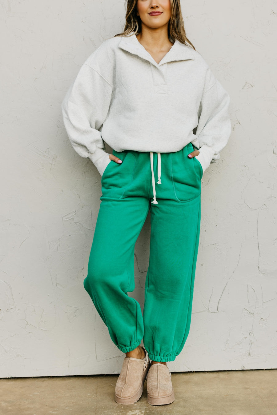 The Natalie Wide Jogger Pants