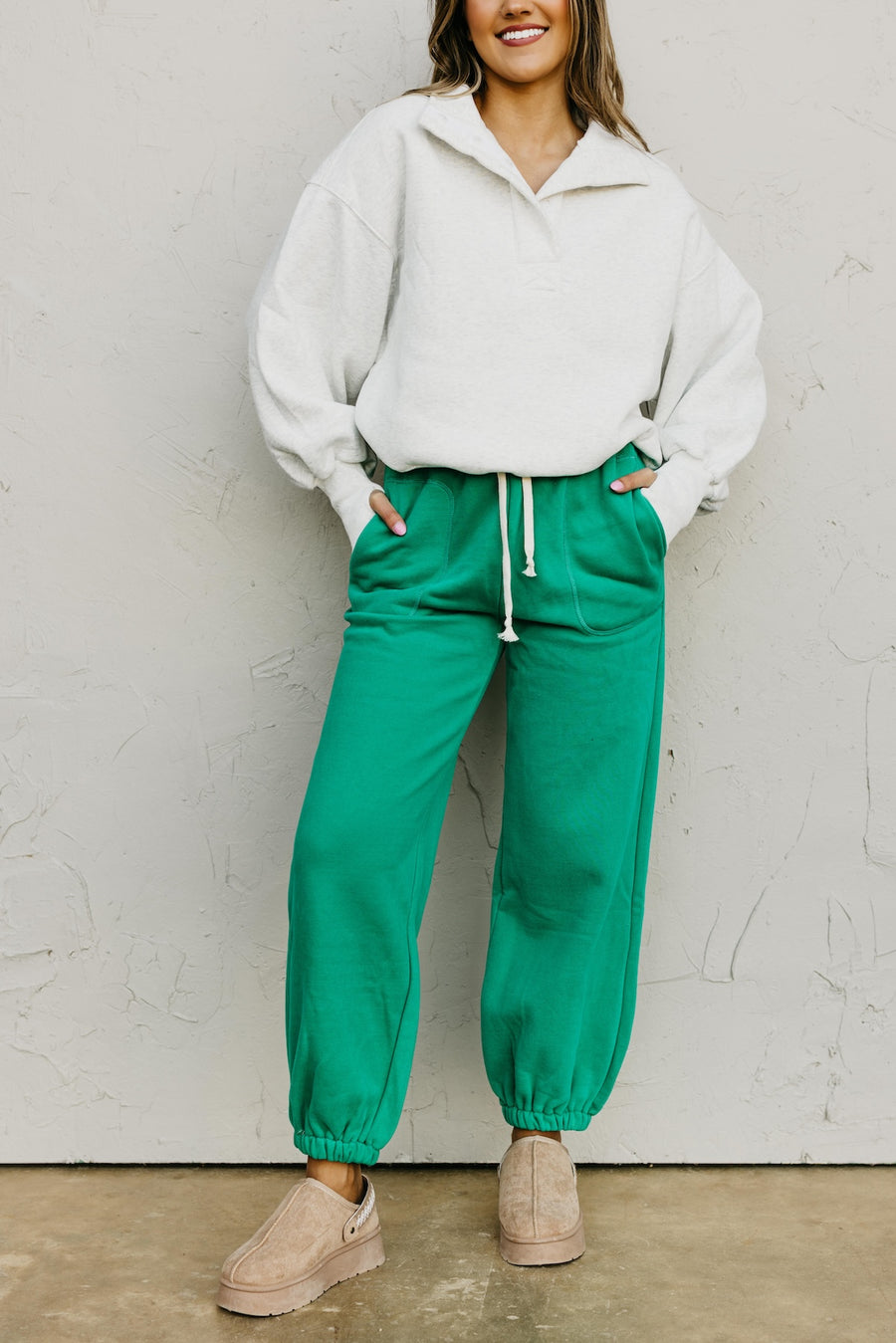 The Natalie Wide Jogger Pants