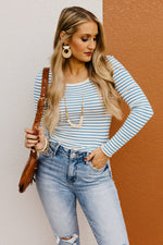 The Reyna Striped Knit Top