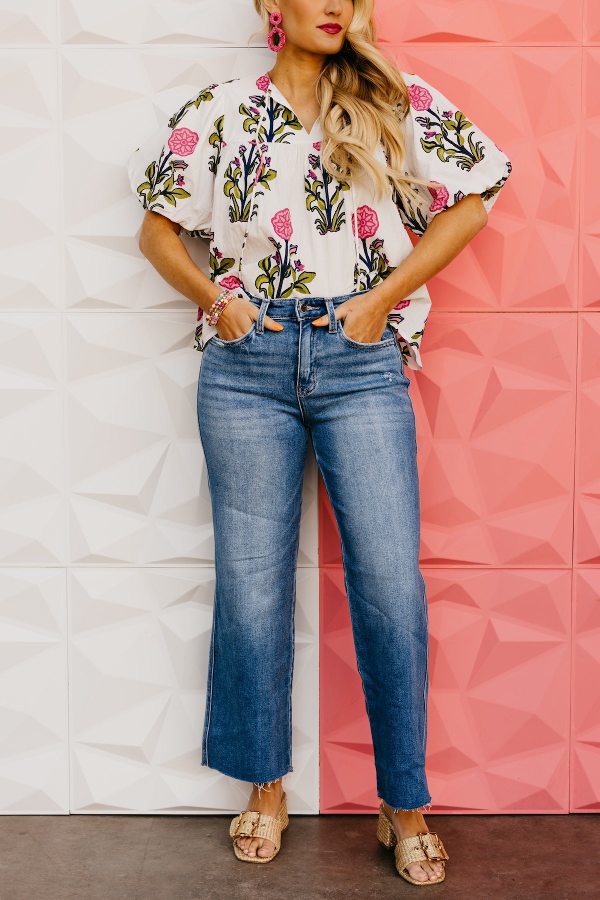 Flying Monkey | The Lauryn Slim Fit Wide Leg Denim