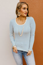 The Reyna Striped Knit Top