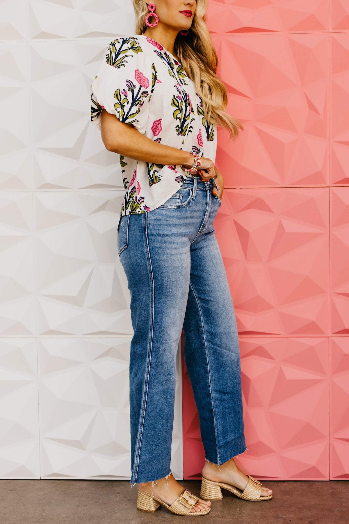 Flying Monkey | The Lauryn Slim Fit Wide Leg Denim