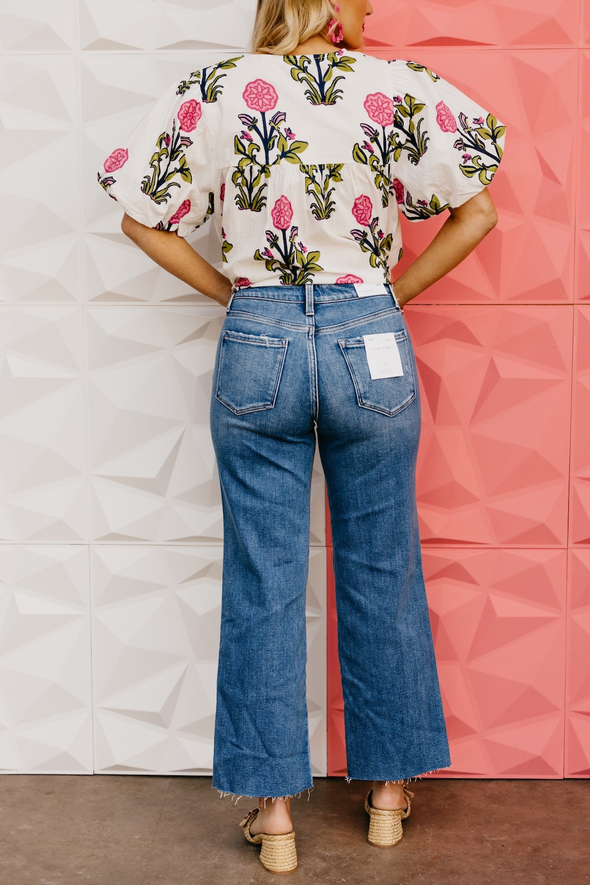 Flying Monkey | The Lauryn Slim Fit Wide Leg Denim