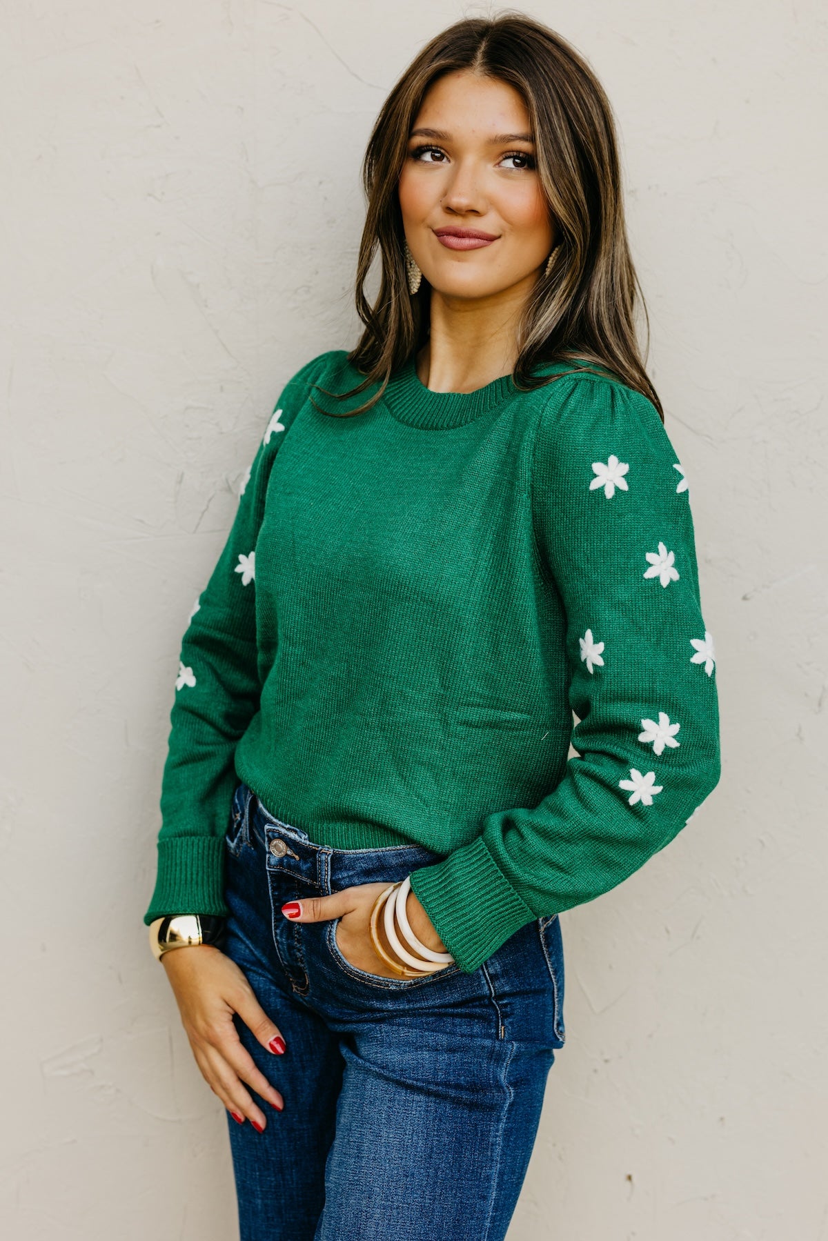 The Randy Floral Embroidered Sweater