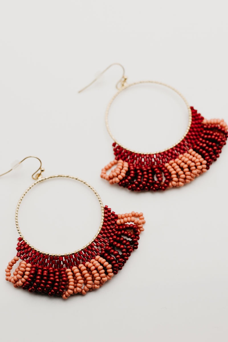 The Attison Seed Bead Earring