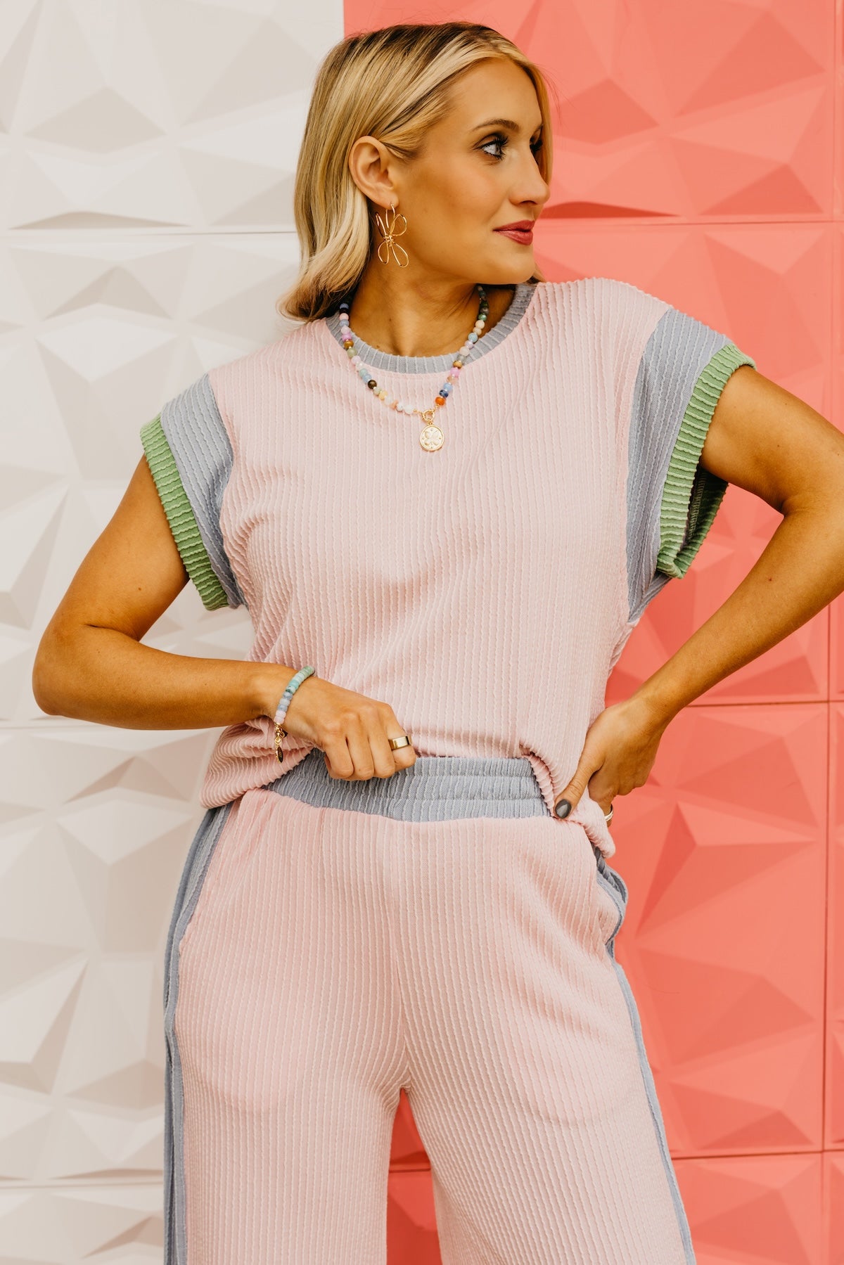The Fernando Ribbed Pants Set