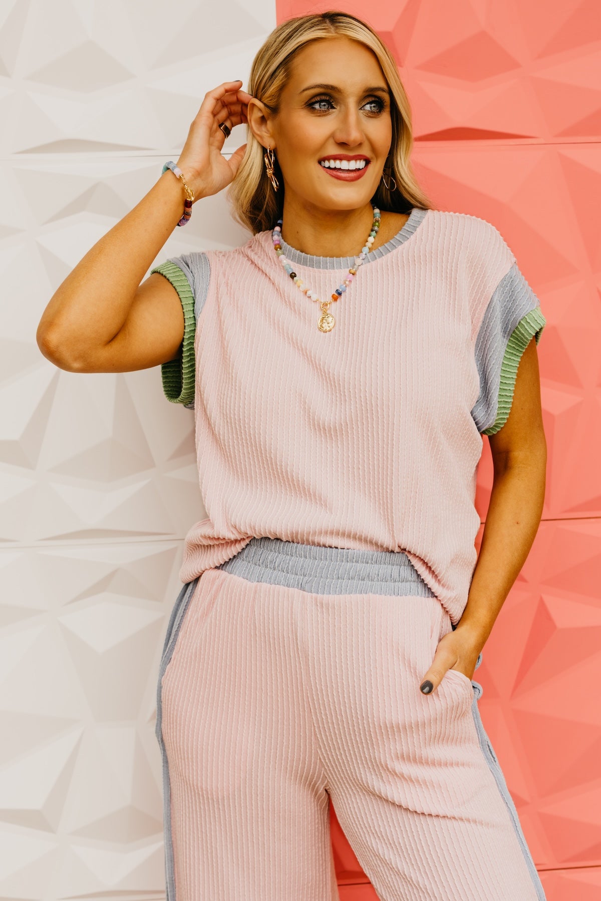 The Fernando Ribbed Pants Set