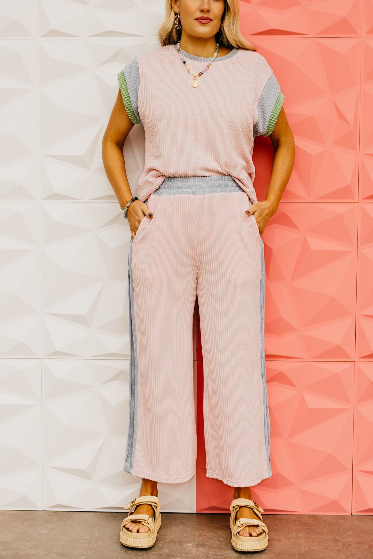 The Fernando Ribbed Pants Set