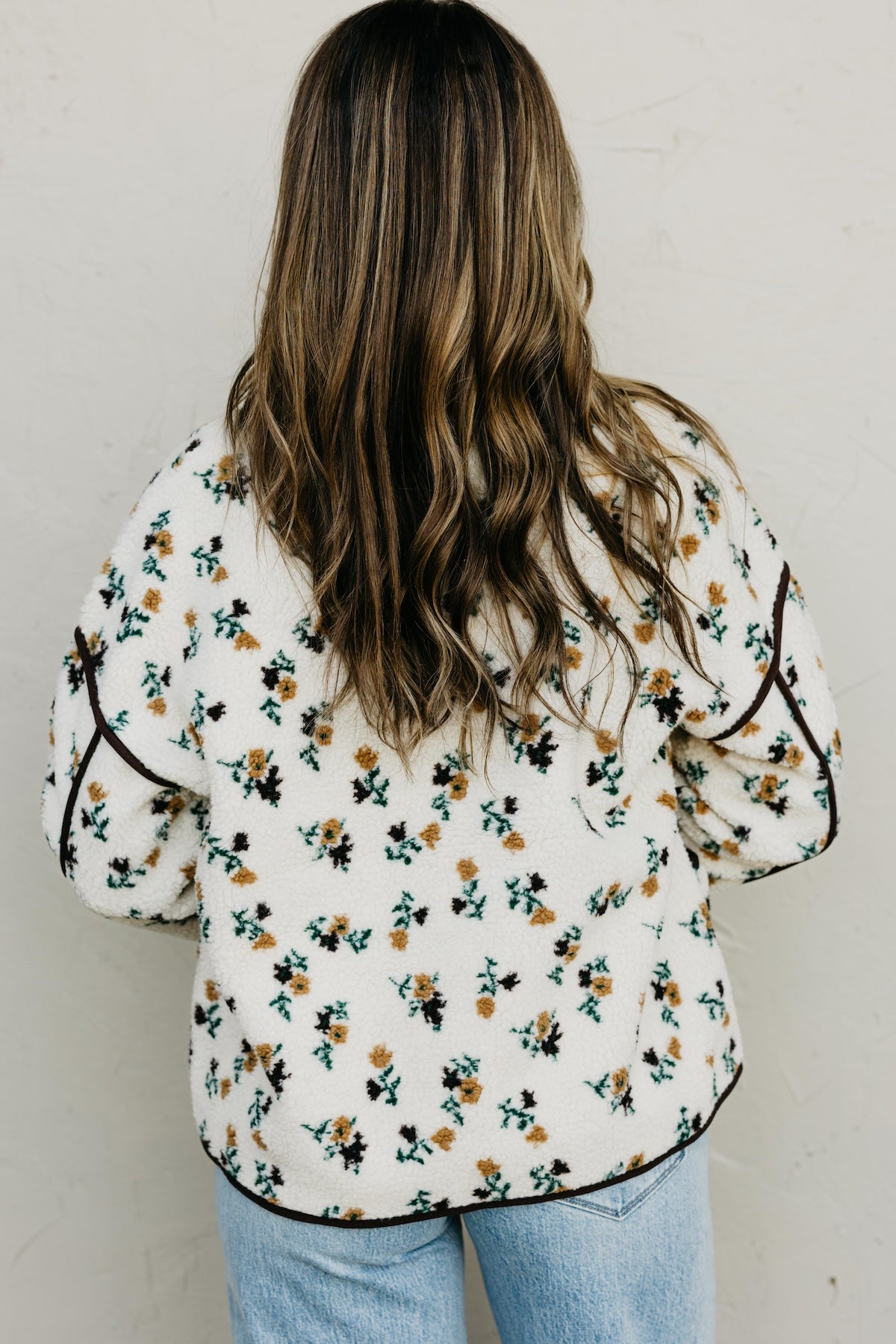 The Marsha Floral Fleece Jacket