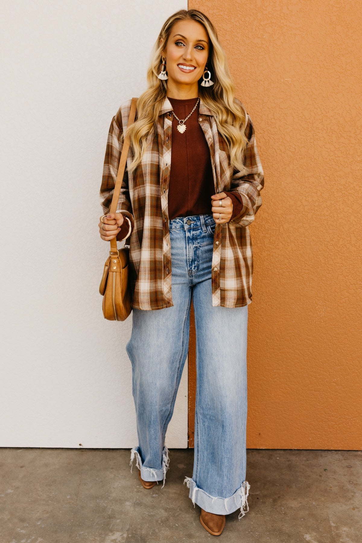 The Greysen Boyfriend Plaid Shirt