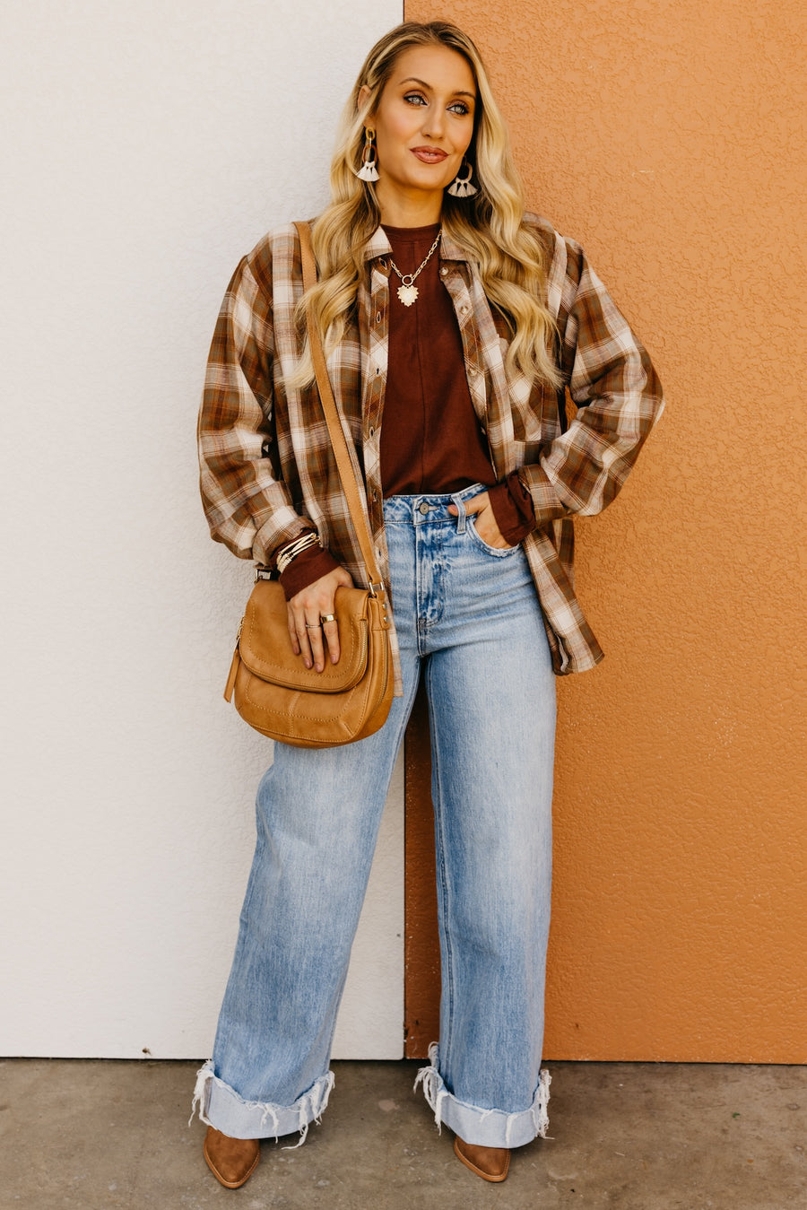 The Greysen Boyfriend Plaid Shirt