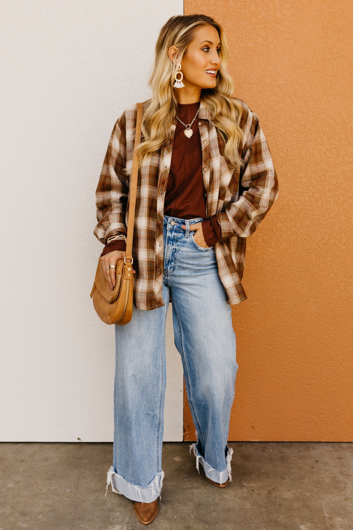 The Greysen Boyfriend Plaid Shirt