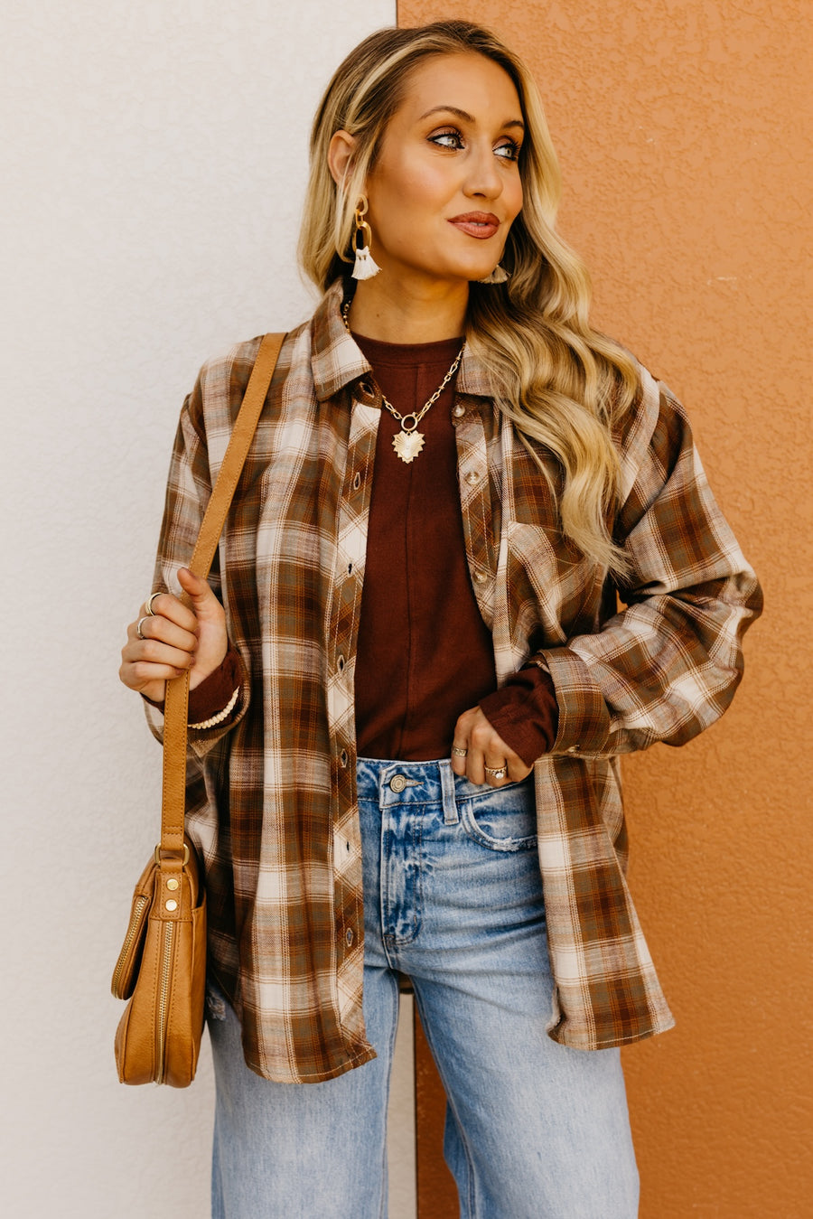 The Greysen Boyfriend Plaid Shirt