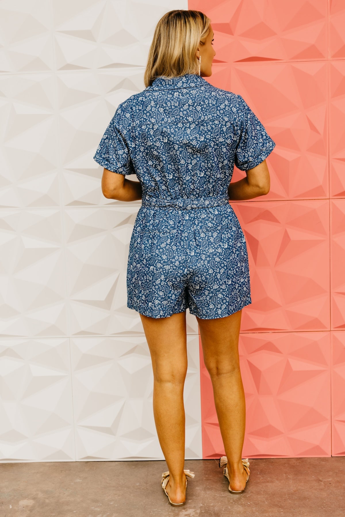 The Cristian Ditsy Paisley Romper