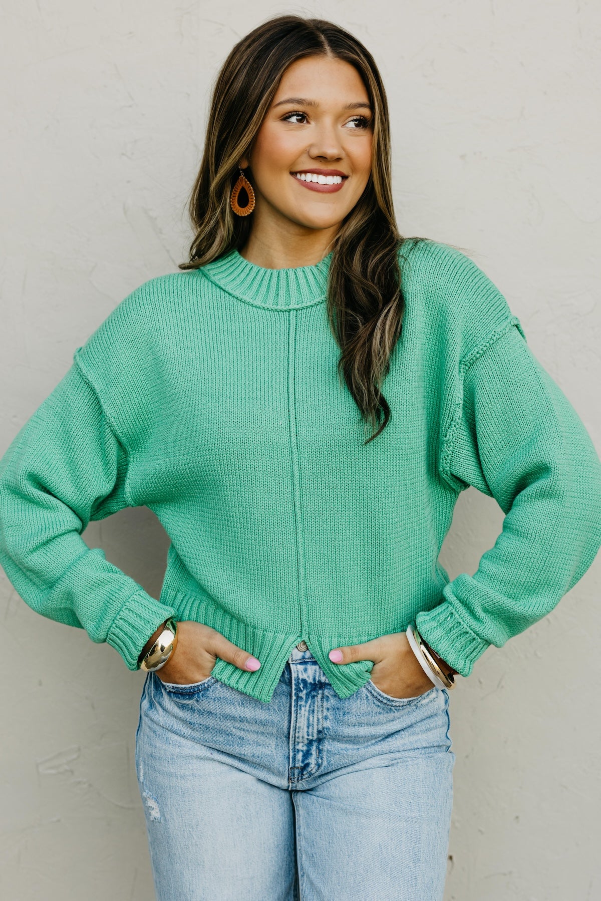 The Dylan Center Seam Sweater